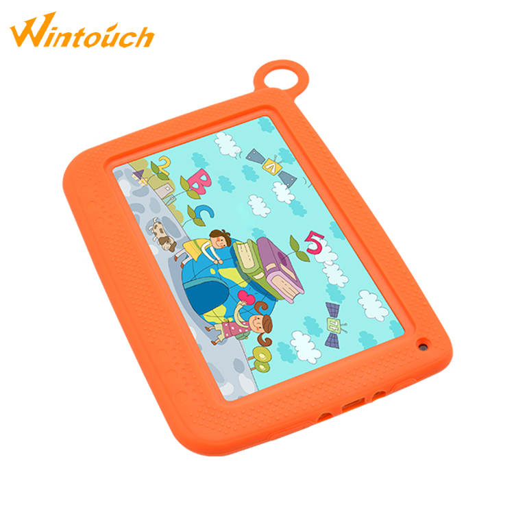 Más barato android 4,4 tableta para niños de 8 GB rom ips 1024*600 con cámara