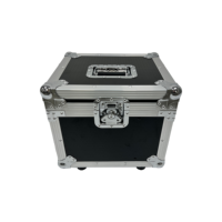 Étui de transport léger en aluminium personnalisé pour 12 microphones sans fil ou filaires avec rangement latéral pour accessoires