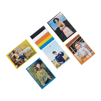 Pochette photo magnétique, cadre photo magnétique coloré pour réfrigérateur, support photo DIY