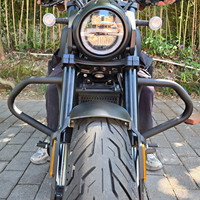 Dayang Tcv450 acier au carbone pliable dossier garde-corps cuir sac latéral toile queue boîte sac Modification accessoires motos