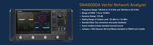 Siglent SNA6000A serisi yüksek performanslı vektör ağ analizörü - Product Image 6