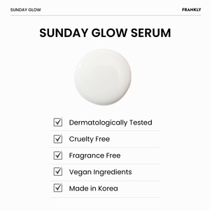 FRANKLY Sunday Glow Booster Serum Perfect Shine Control For A Natural K-Beauty Glow Without Greasiness 37Ml - Product Image 3