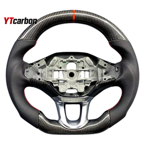Volant en Fibre de Carbone Véritable Personnalisé Style Course pour YTcarbon 208 208s <span class=keywords><strong>308</strong></span> 308s GT <span class=keywords><strong>GTI</strong></span> – Pièces Automobiles et Accessoires Intérieurs - Product Image 2