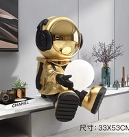 2024 nouveau salon ornements enfants chambre décor garçon astronaute statues décor à la maison