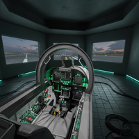 Simulateur de vol F16/F18