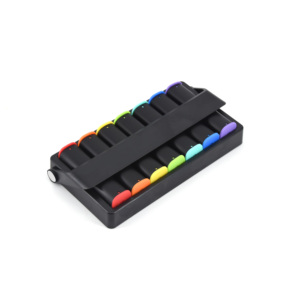 Pastillero de viaje seguro 7 compartimentos con cerradura y carcasa de plástico - Product Image 2