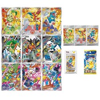 Poke First Partners Vol 2 – Lot de cartes illustrées spéciales – Cartes de jeu personnalisées avec impression feuille brillante – Pack de cartes flash pour collectionneurs