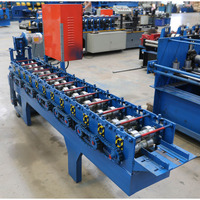 Machine de fabrication de toitures métalliques et de gouttières avec découpe hydraulique, commande PLC, engrenages et moteur à roulement