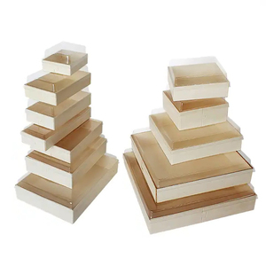 Thân Thiện Với Môi Bằng Gỗ Takeaway Container Thực Phẩm Cho Nhà Hàng Giao Hàng Nổi Bao Bì Cho Bánh Baklava Sushi Đóng Hộp Mang - Product Image 5