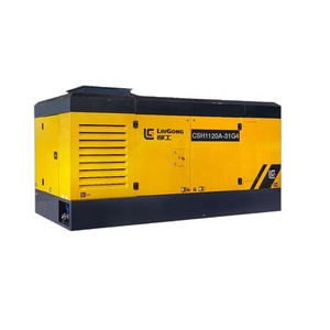 LIUGONG Portable 25 bar Diesel Screw Air Compressor for <strong>Mining</strong> Water Well Drilling <strong>Rig</strong> - Product Image 1