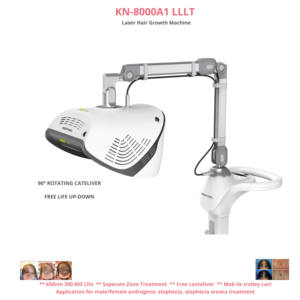 Perangkat LLLT Terlaris KN-8000A1 - Timer Otomatis 25 Menit, Terapi Cahaya Merah 650nm untuk Kesehatan Kulit Kepala dan Rambut - Product Image 5