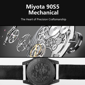 <span class=keywords><strong>24</strong></span> Uur Wijzerplaat Heren Custom Ongebruikelijke Oem Unieke 5 Atm Mechanische Beweging Horloge Automatisch Met Chronometer - Product Image 2