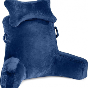 Oreiller de lecture de soutien du cou de grande taille en velours de cristal repose-dos assis dans le <span class=keywords><strong>lit</strong></span> oreiller de soutien du corps oreiller de lecture - Product Image 6