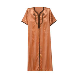 Alaseel moroccan thawb สำหรับผู้ชายผ้าโพลีเอสเตอร์ระบายอากาศอาหรับ jubba Eid สำหรับงานแต่งงานมัสยิดเสื้อผ้าทางศาสนา - Product Image 3