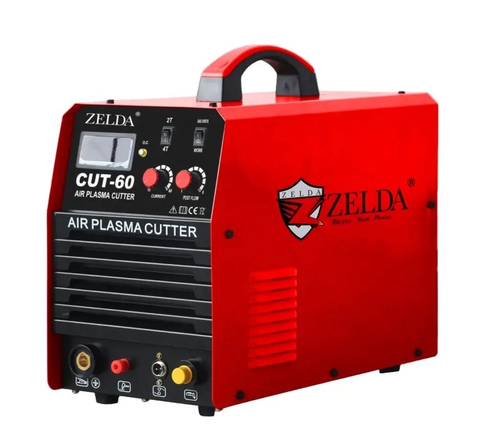 Ánh sáng ngành công nghiệp sử dụng Max cắt 25 mét Single phase 220V không khí Plasma Cutter 60 xách tay