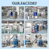 Machine d'emballage automatique VFFS facile à utiliser pour le sel, l'amidon de maïs, le bouillon de poulet, machine de remplissage et d'emballage en film plastique