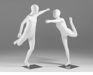 หุ่นเด็กสีขาวสไตล์สปอร์ตท่าทางวิ่ง สำหรับร้านเสื้อผ้าเด็ก - Product Image 6