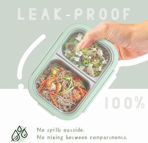 Refrigerator Food Preservation <b>Box</b> Reusable Food Containers <b>Lunch</b> <b>Box</b> Stainless Steel Bento <b>Box</b> for Adults <b>Lunch</b> Container - Product Image 2