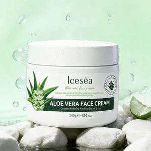 Crème pour le visage à l'aloe vera Icesea, hydratante, réparatrice, apaisante, soin des peaux sèches, vente en gros OEM - Product Image 2