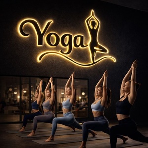 Insegna 3D retroilluminata a LED con lettere in acrilico tagliate al laser, personalizzabile per logo aziendale, reception, salone - Product Image 4