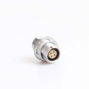 Connecteur électrique circulaire MOCO <span class=keywords><strong>HCG</strong></span> connecteur femelle à broches fixation d'écrou à douille fixe à l'intérieur et à l'extérieur du châssis - Product Image 4