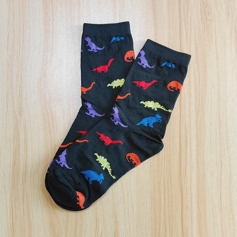 dinosaure de dessin animé noir