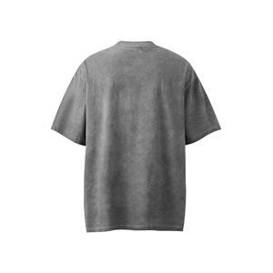 เสื้อยืดแบรนด์สตรีทแวร์คุณภาพสูง ทรงปกติ ลุคทำสีซีดสไตล์วินเทจ พิมพ์ลายอวตารสุดสร้างสรรค์ แขนสั้น ผ้าฝ้าย 100% - Product Image 3