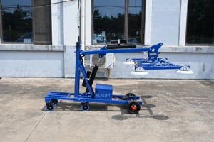 Sollevatore <span class=keywords><strong>a</strong></span> Vuoto per Vetro con 8 Ventose, Capacità 200KG, Controllo Automatico, Altezza di Sollevamento 3m per Lavori di Sollevamento Pannelli in Acciaio - Product Image 6