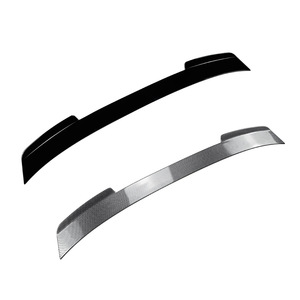 Ford Mustang Rear Trunk <b>Wing</b> 2015-2022 Piano <b>Black</b> Carbon Fiber Texture ABS Spoiler - Product Image 2