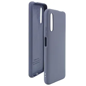 Wholesale Custom Liquid Silicone Cell Phone Case For Huawei p30 p20 pro y6 y9 p smart 2019 nova4 a5s p30 lite Luxury Phone Case