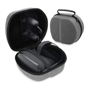 虚拟现实游戏耳机和控制器配件的硬旅行手提箱保护