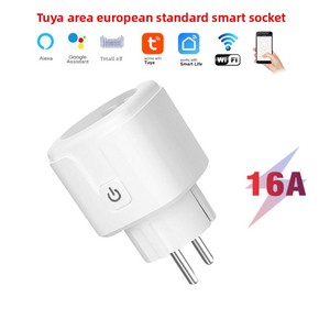 Tuya Wifi <span class=keywords><strong>prise</strong></span> de synchronisation à télécommande intelligente 16A 20A <span class=keywords><strong>prise</strong></span> ABS européenne avec statistiques d'alimentation CE pour certifié - Product Image 6