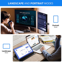 Moniteur de jeu portable 18 "144hz 2.5k 2560x1600 16:10 écran large 100% SRGB HDR extension d'écran pour ordinateur portable pour Mac Switch
