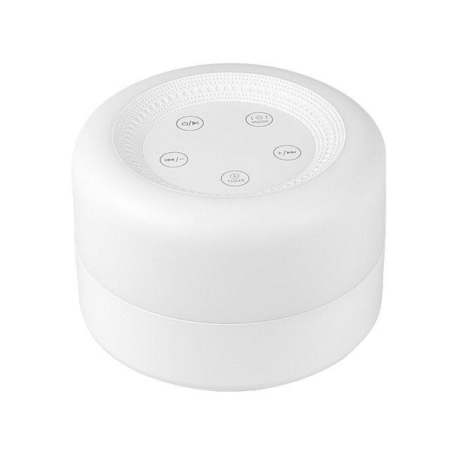 Electric White Noise Sound Machine with Built-In Baby Night Light Soothing Sounds Timer Memory for Better Sleep in Car or Home