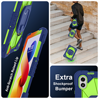 Funda de Silicona Antigolpes con Soporte Multiángulo para Tablet Xiaomi Redmi Pad 2 Pro 12.1 Pulgadas y POCO Pad M1 12.1 Pulgadas 2025 Business