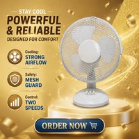 Ventilateur de table électrique silencieux de 9 pouces à faible consommation, portable, en plastique, à commande mécanique, pour usage hôtelier - Prix usine