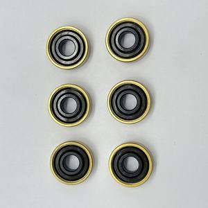 ลูกปืนสเก็ต 608 ชุบทองไทเทเนียมแบบกำหนดเอง ขายดี ลูกปืนเซรามิกไทเทเนียมเต็มรูปแบบ 608 2RS - Product Image 5