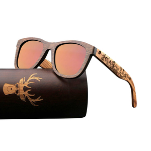 Lunettes de soleil en bois polarisées pour hommes et femmes, lunettes de soleil en bambou <span class=keywords><strong>2020</strong></span>, Oculos Solar Bambu - Product Image 5