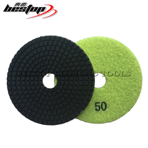 4 inç Premium kaliteli granit ve mermer esnek elmas ıslak parlatma pedi - Product Image 3