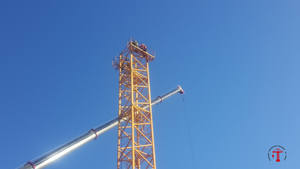 بناء رافعة برجية <span class=keywords><strong>QTZ80</strong></span> TC6010 8ton رافعة برجية مع جهاز التحكم عن بعد - Product Image 3