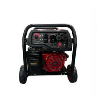 Générateur d'essence portable BISON (CHINE) monophasé 220V/380V, puissance nominale 6kW, démarrage manuel/électrique, 50/60Hz