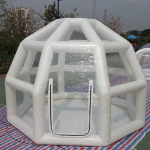 5m de diámetro aire apretado 0 burbuja cúpula <span class=keywords><strong>2021</strong></span> nuevo transparente 0 tienda aire sellado Marco de tubo de tienda - Product Image 1