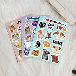 <span class=keywords><strong>Etiquetas</strong></span> Adhesivas Personalizadas con Logotipo Impreso, <span class=keywords><strong>Hojas</strong></span> de Pegatinas de Vinilo Resistentes al Agua con Diseño de Dibujos Animados <span class=keywords><strong>para</strong></span> Niños - Product Image 2