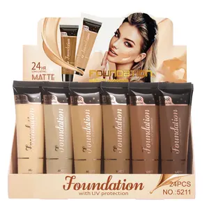 Lage Prijs Buis Matte Foundation En Oliecontrole Volledige Dekking Foundation Make-Up Fv Foundation Waterdicht