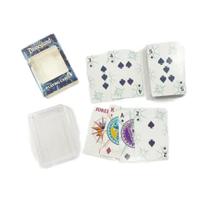 Mini oyun kartları özel tasarım baskı e-co dostu Poker yetişkin oyunu için kart oyunları oyna