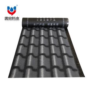 Yuaho Offre Spéciale écologique 3D motif SBS <span class=keywords><strong>toit</strong></span> <span class=keywords><strong>terrasse</strong></span> <span class=keywords><strong>rouleau</strong></span> d'étanchéité 3mm gris couleur moderne résistant à la chaleur bitume matériel - Product Image 1