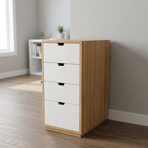 Archivador de Oficina Comercial de Madera con Diseño Minimalista, 4 Cajones y Gran Espacio de Almacenamiento - Product Image 2