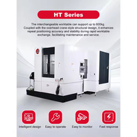 Centro de Mecanizado CNC Horizontal para Metal, Modelo HT-500, de Alta Precisión
