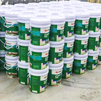 Peinture murale liquide acrylique latex intérieure mate non toxique antibactérienne pour la décoration et la rénovation d'hôtels certifiée CE
