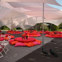 Tente extensible de luxe imperméable de haute qualité pour événements extérieurs, 10x15m, avec toile, tente à poteaux 12x20m